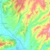 Montone topographic map, elevation, terrain
