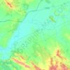 Guareña topographic map, elevation, terrain