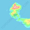 Homonhon Island topographic map, elevation, terrain