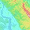 Wazeed mandal topographic map, elevation, terrain