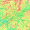Blies topographic map, elevation, terrain