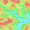 Harmuthsachsen topographic map, elevation, terrain