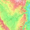 L'Orne topographic map, elevation, terrain