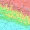 Bagamati Province topographic map, elevation, terrain