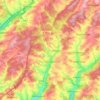 Ravenstein topographic map, elevation, terrain