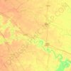 Kerakat topographic map, elevation, terrain