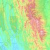 Mindat District topographic map, elevation, terrain