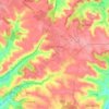 Laroque-Timbaut topographic map, elevation, terrain