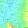 Sukoharjo topographic map, elevation, terrain