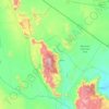 Same topographic map, elevation, terrain