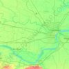 Sadar topographic map, elevation, terrain