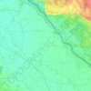 Letschin topographic map, elevation, terrain