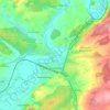 Bouzonville topographic map, elevation, terrain