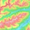 Hinterhornbach topographic map, elevation, terrain