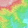 Lottah topographic map, elevation, terrain