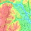 Fredericksburg City topographic map, elevation, terrain