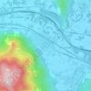 Sant'Ambrogio di Torino topographic map, elevation, terrain