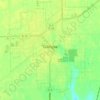 Gillespie topographic map, elevation, terrain