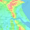 Humberside topographic map, elevation, terrain