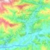 Bidur topographic map, elevation, terrain