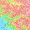 Kangan topographic map, elevation, terrain