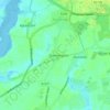 Donnington topographic map, elevation, terrain