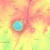 Lonar (M Cl) topographic map, elevation, terrain