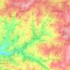 Saint-Paul topographic map, elevation, terrain