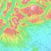 Vicentine Alps topographic map, elevation, terrain