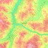 Grodno topographic map, elevation, terrain