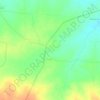 Papal topographic map, elevation, terrain