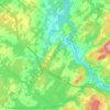 Ulverton topographic map, elevation, terrain