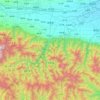 Zhouzhi County topographic map, elevation, terrain