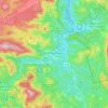 Durban-Corbières topographic map, elevation, terrain