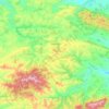 Omurtag topographic map, elevation, terrain