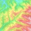 Roddino topographic map, elevation, terrain