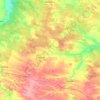 Романівська селищна громада topographic map, elevation, terrain