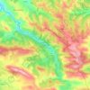 Sainte-Croix-Volvestre topographic map, elevation, terrain