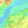 Basedow topographic map, elevation, terrain