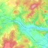 Angersbach topographic map, elevation, terrain