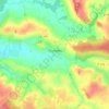 Dourdain topographic map, elevation, terrain