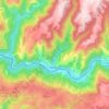 Vieillevie topographic map, elevation, terrain