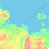 Булунский улус topographic map, elevation, terrain