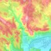 Taradeau topographic map, elevation, terrain