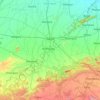 Gaya topographic map, elevation, terrain