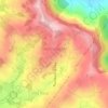 Desbravador topographic map, elevation, terrain