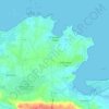 Plounéour-Brignogan-Plages topographic map, elevation, terrain