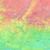 Kali Gandaki topographic map, elevation, terrain