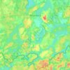 Wesenberg topographic map, elevation, terrain