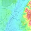 San Mateo topographic map, elevation, terrain